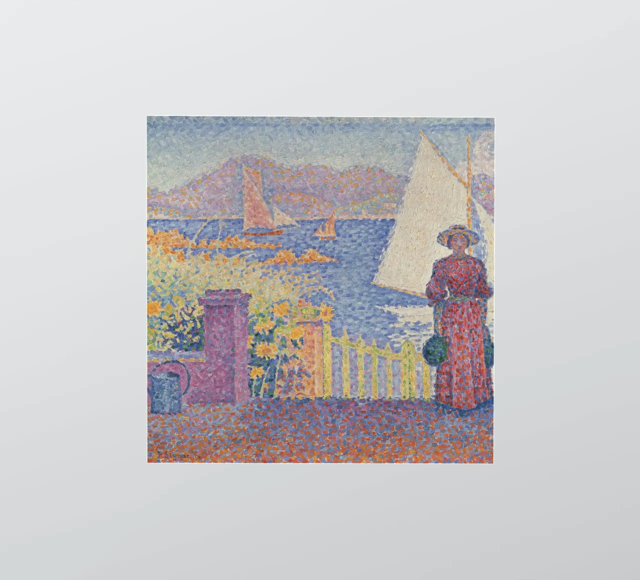 Paul Signac - St Tropez sticker by ARTOTHEK