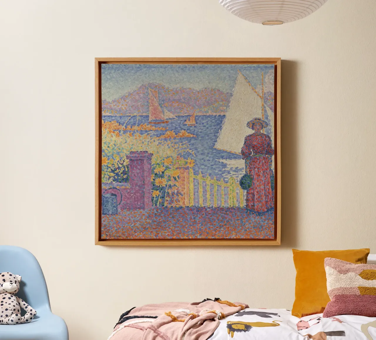 Paul Signac - St Tropez canvas by ARTOTHEK