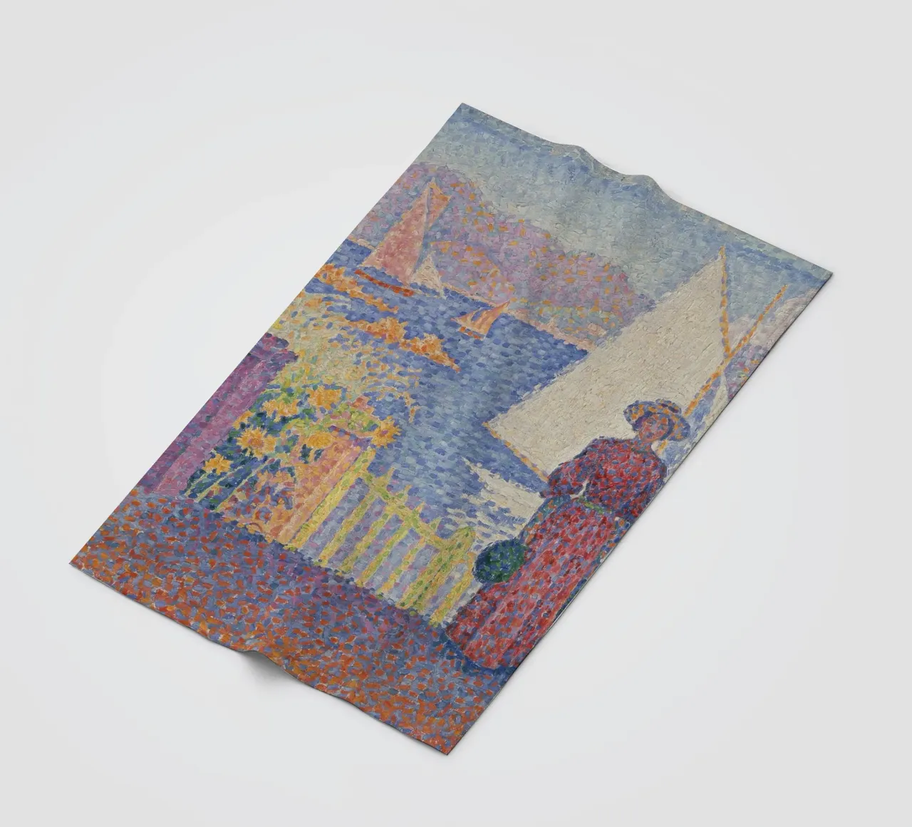 Paul Signac - St Tropez fleece blanket by ARTOTHEK