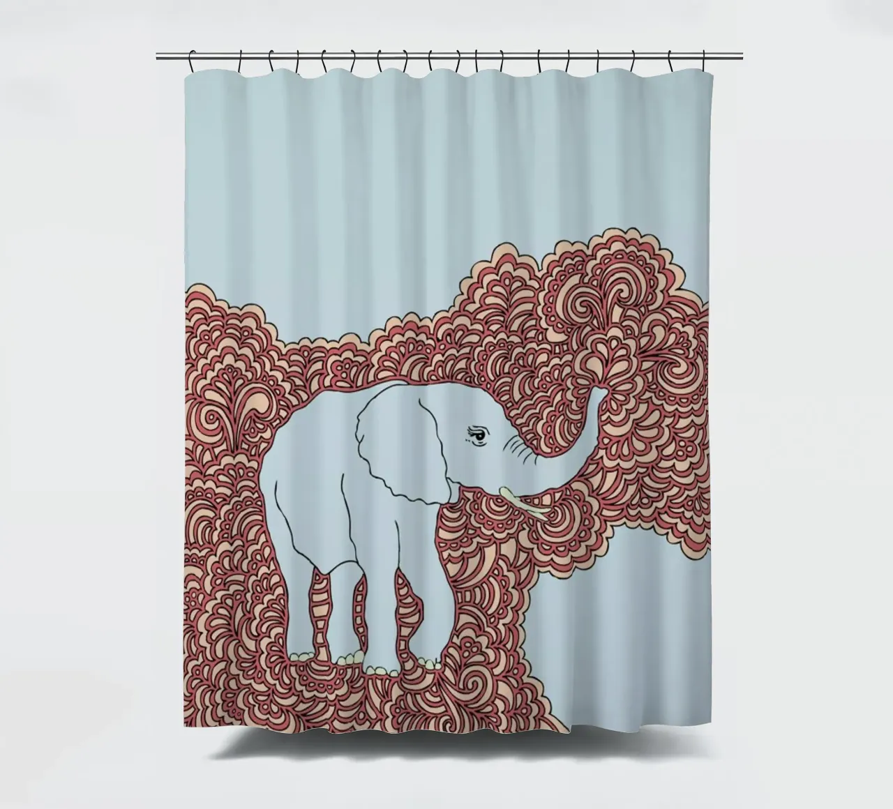 Blue Elephant tenda da doccia da KP Design