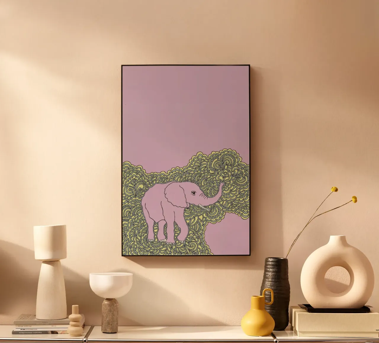 Purple Elephant alluminio dibond da KP Design