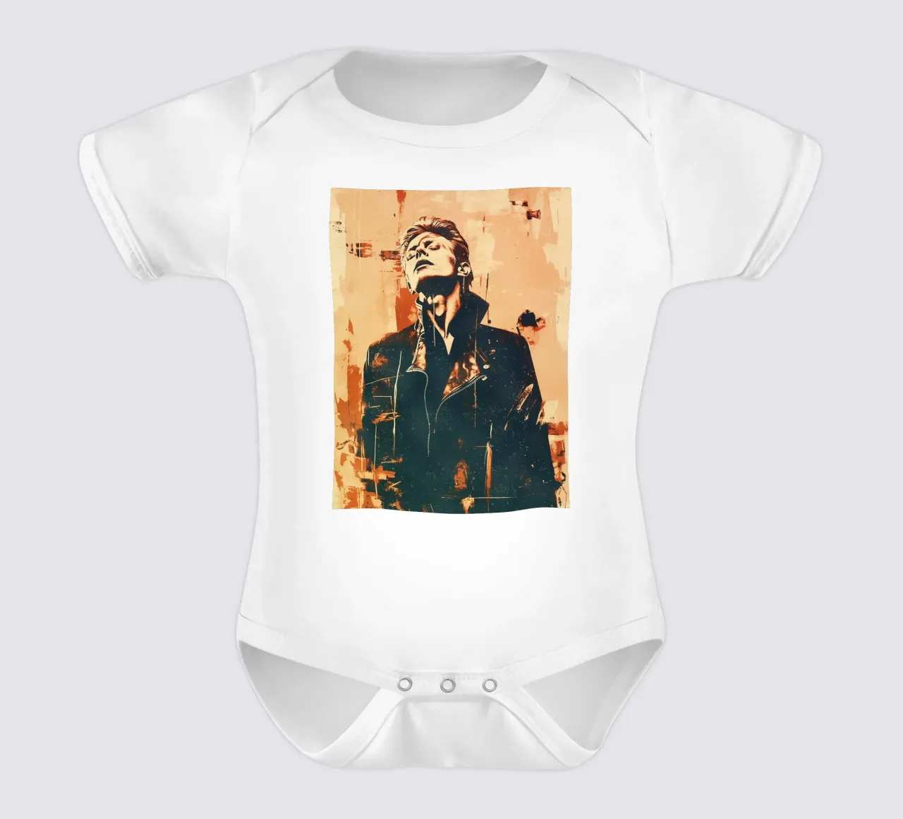 David Bowie body neonato maniche corte da music soul
