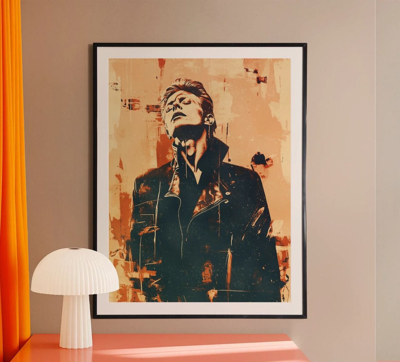 David Bowie poster de music soul