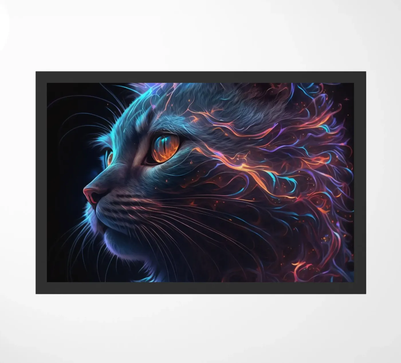 Galaxy Cat doormat by Lootprint