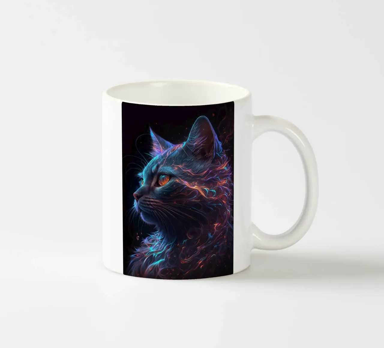 Gatto della Galassia tazza in ceramica da Lootprint