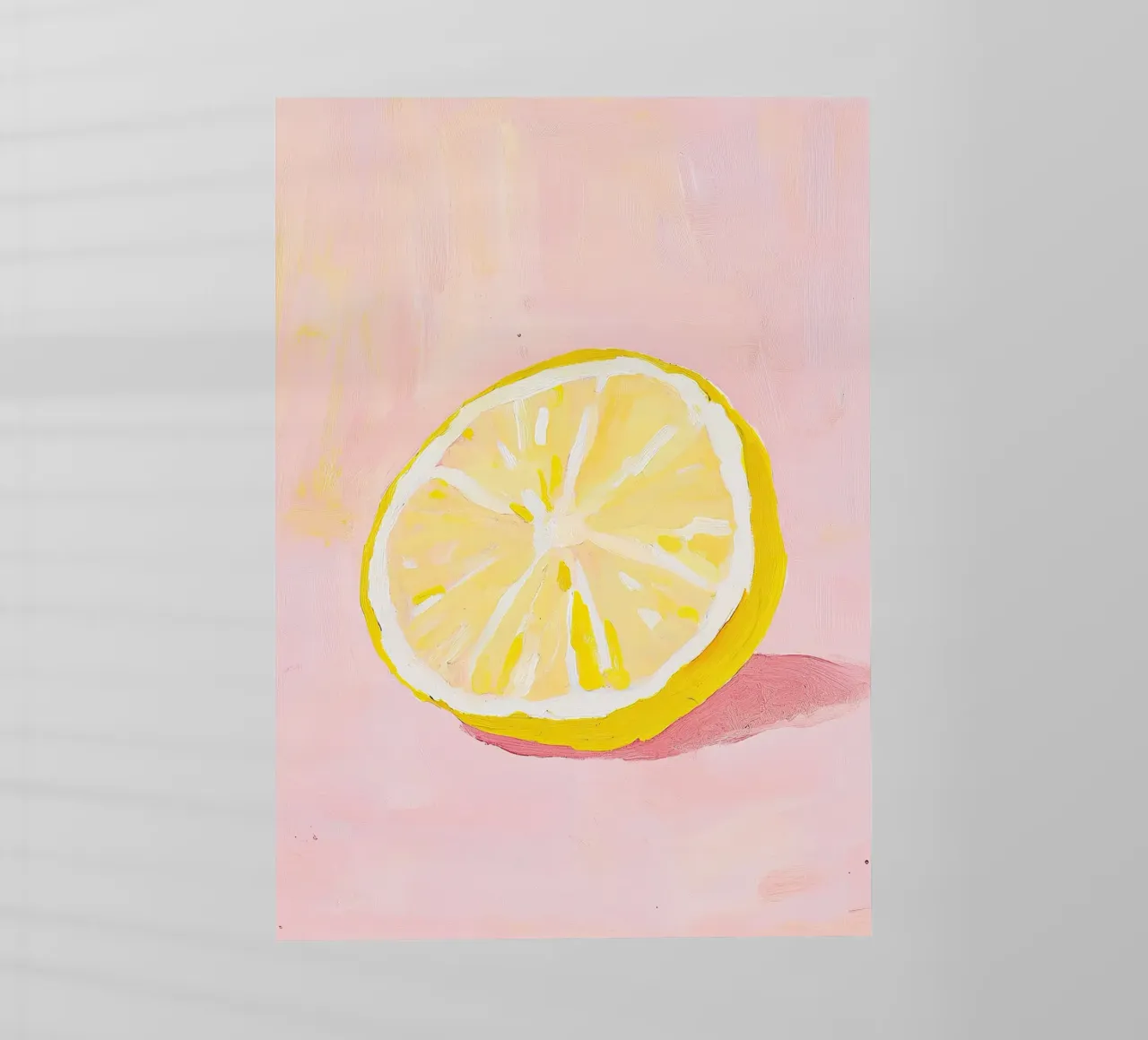 Limone Frutta Pittura Preppy Rosa Dopamina pellicola backlit da Euphoria Theresa