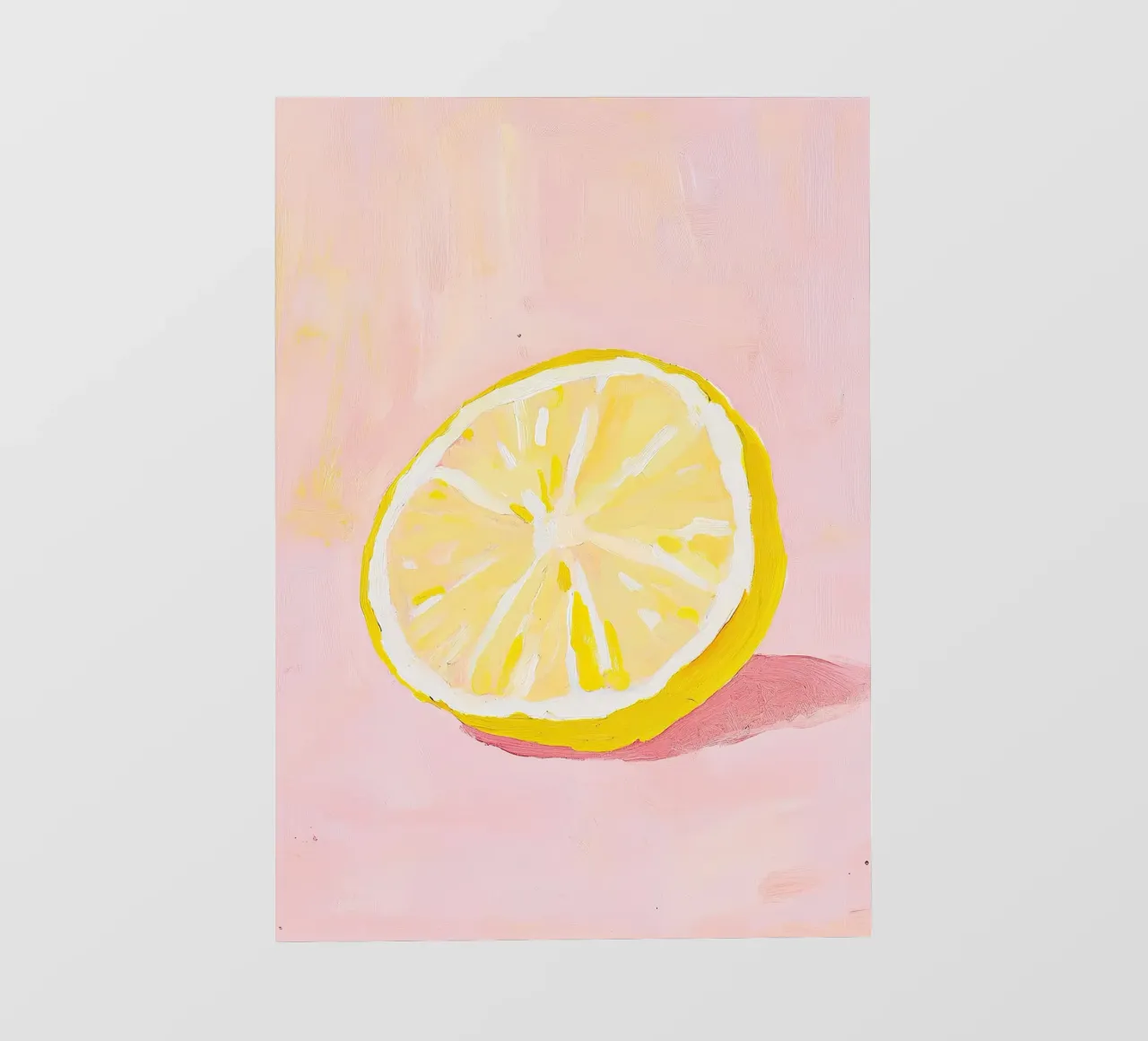 Limone Frutta Pittura Preppy Rosa Dopamina pellicola backlit da Euphoria Theresa