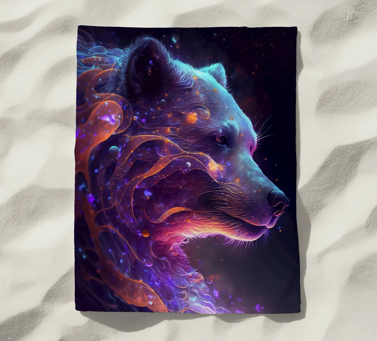 Orso della Galassia telo mare da Lootprint