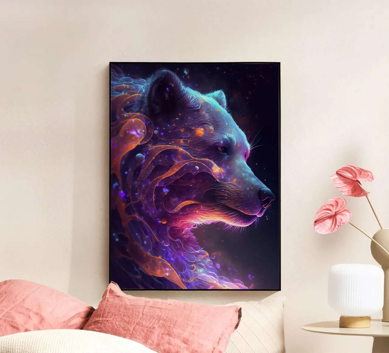 Galaxy Bear acryl van Lootprint