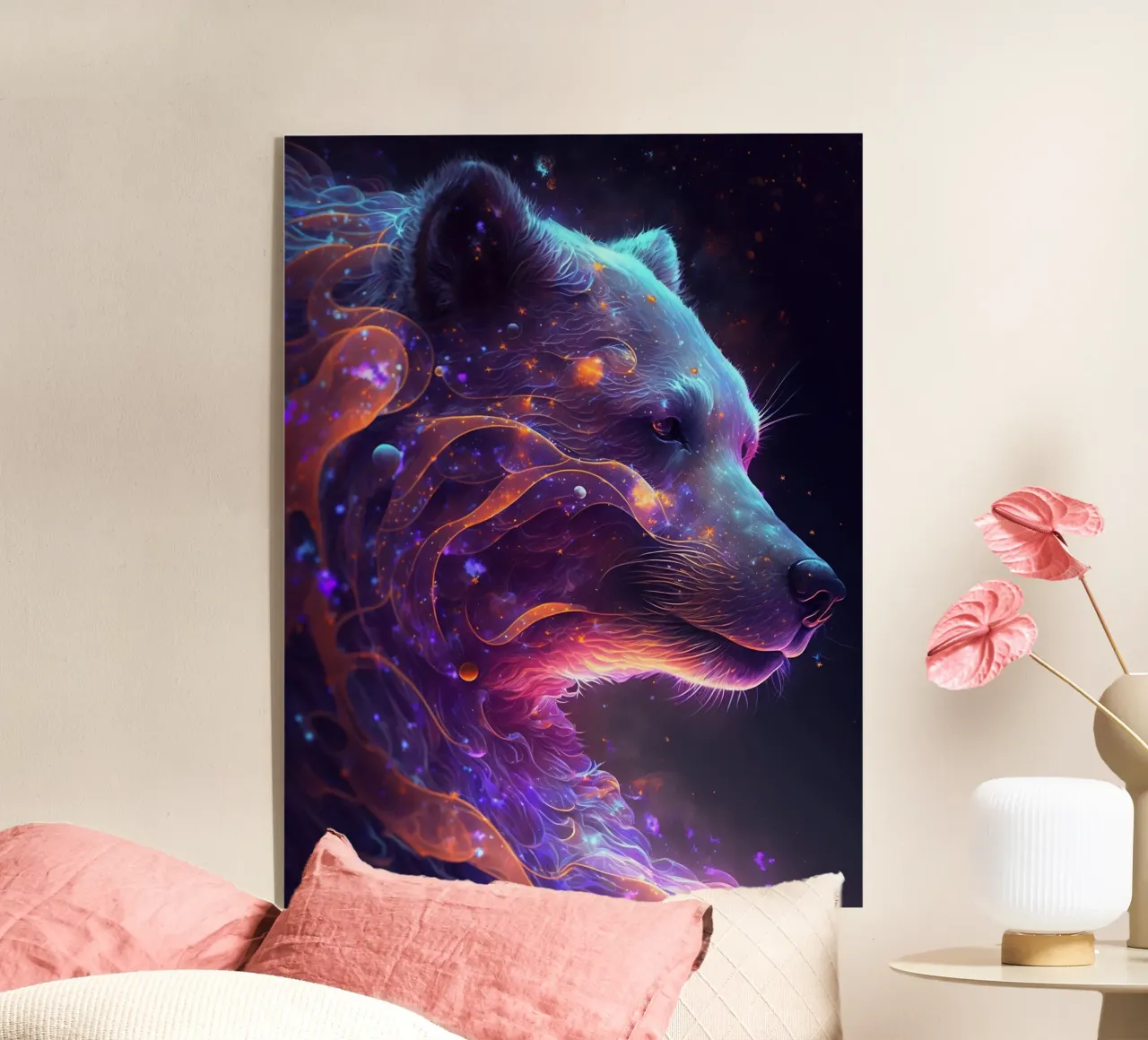 Galaxy Bear acryl van Lootprint