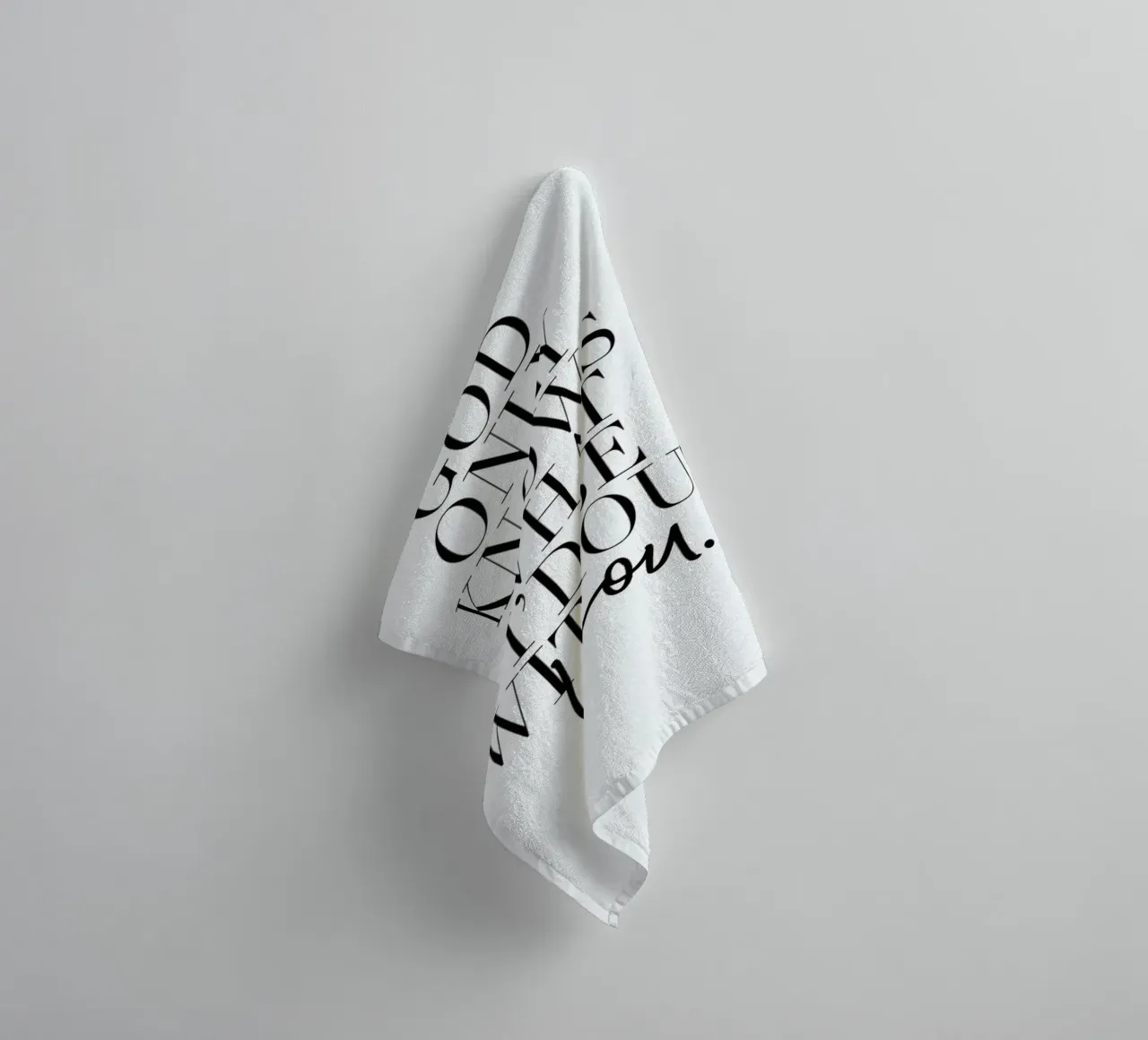 God Only Knows towel by Honeymoon Hotel