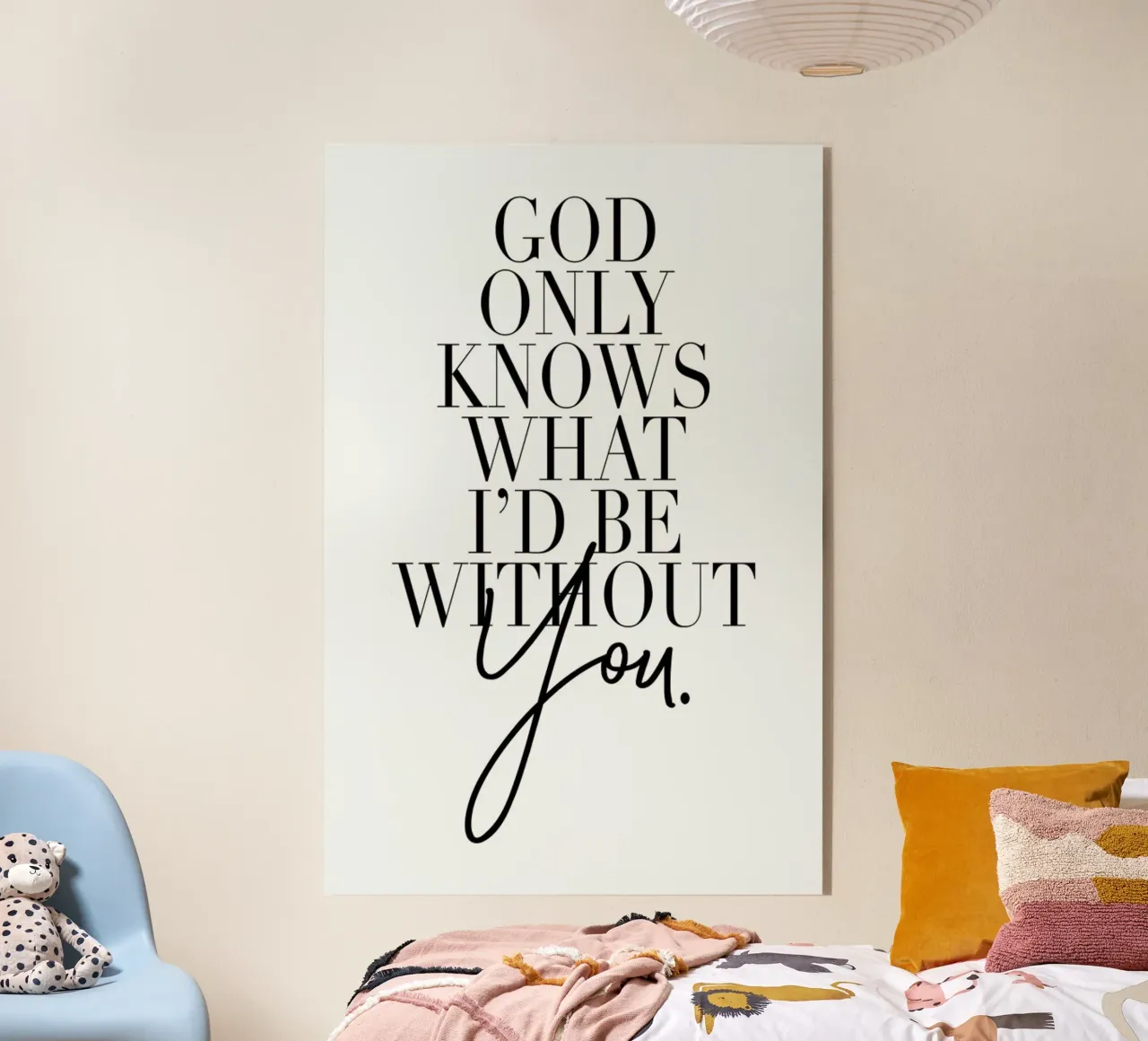 God Only Knows plexiglass da Honeymoon Hotel