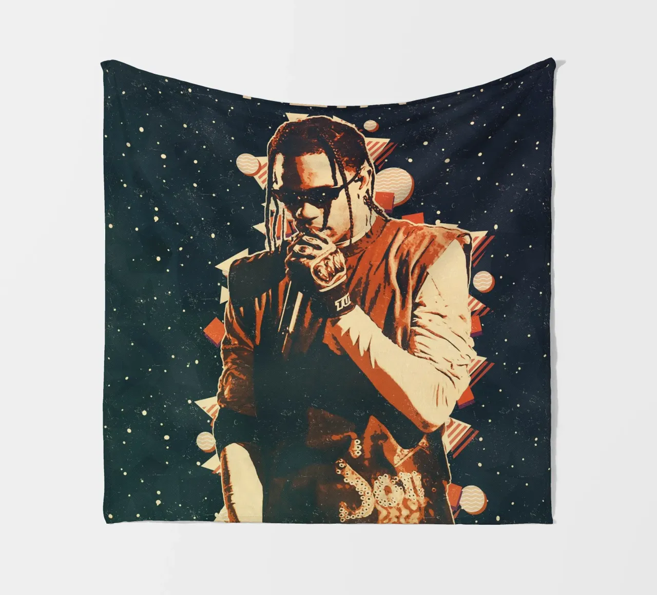 Multa Travis Scott 2 coperta in pile da music soul