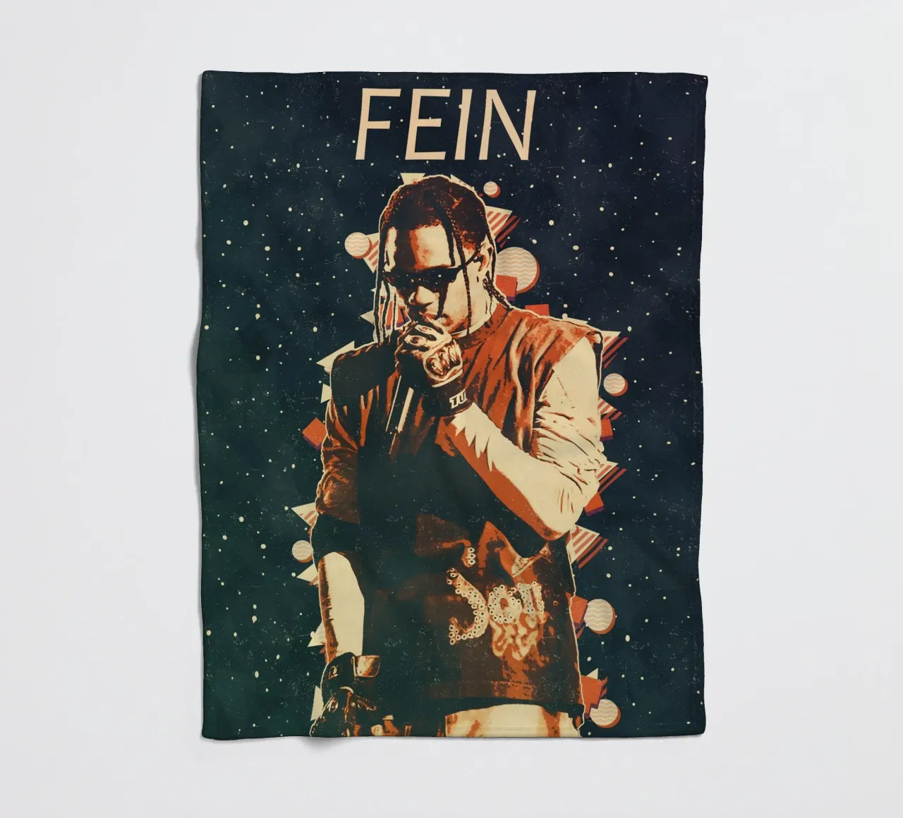 Multa Travis Scott 2 coperta in pile da music soul