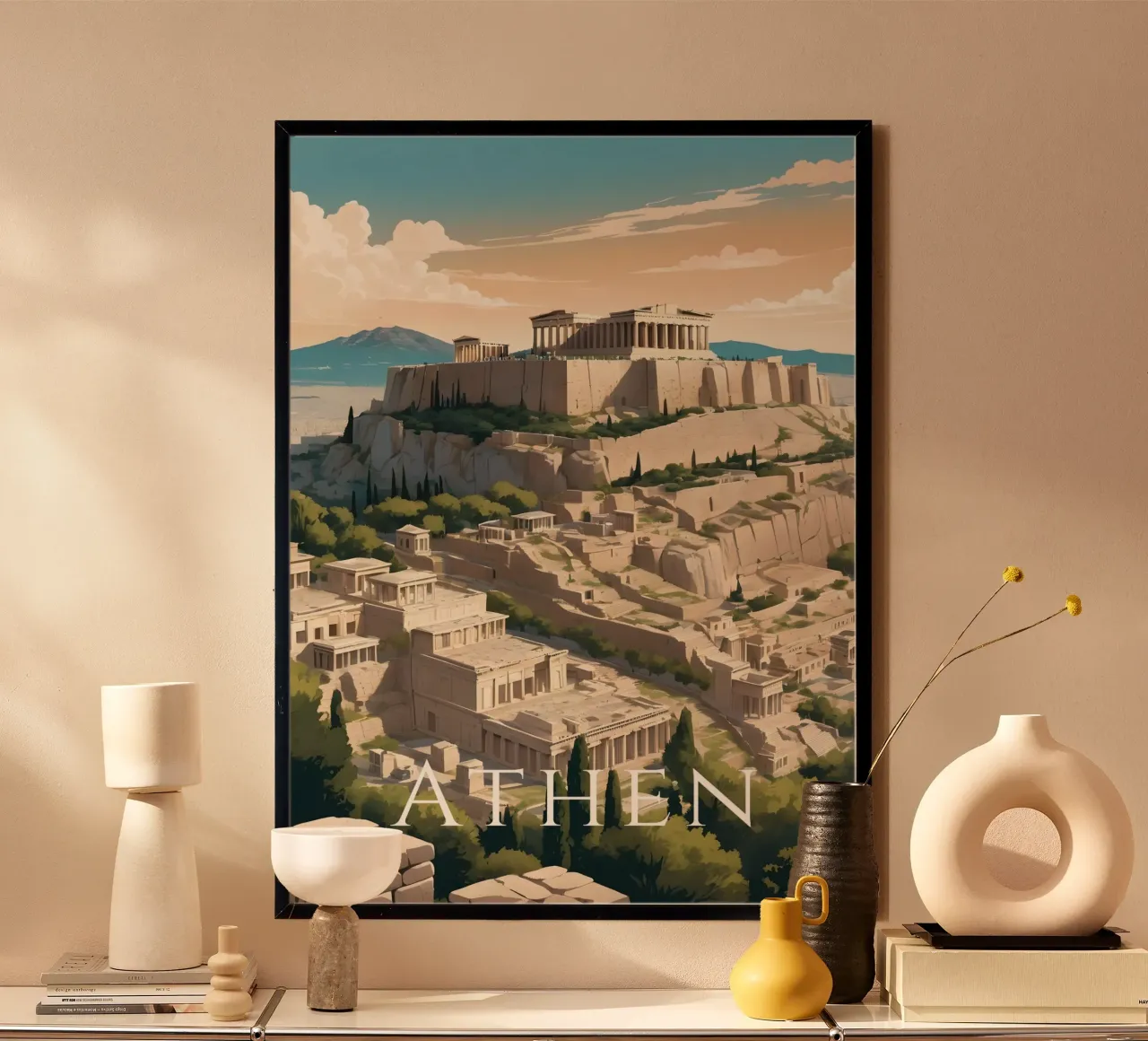 Atene Grecia carta hahnemühle da Charnwood Prints