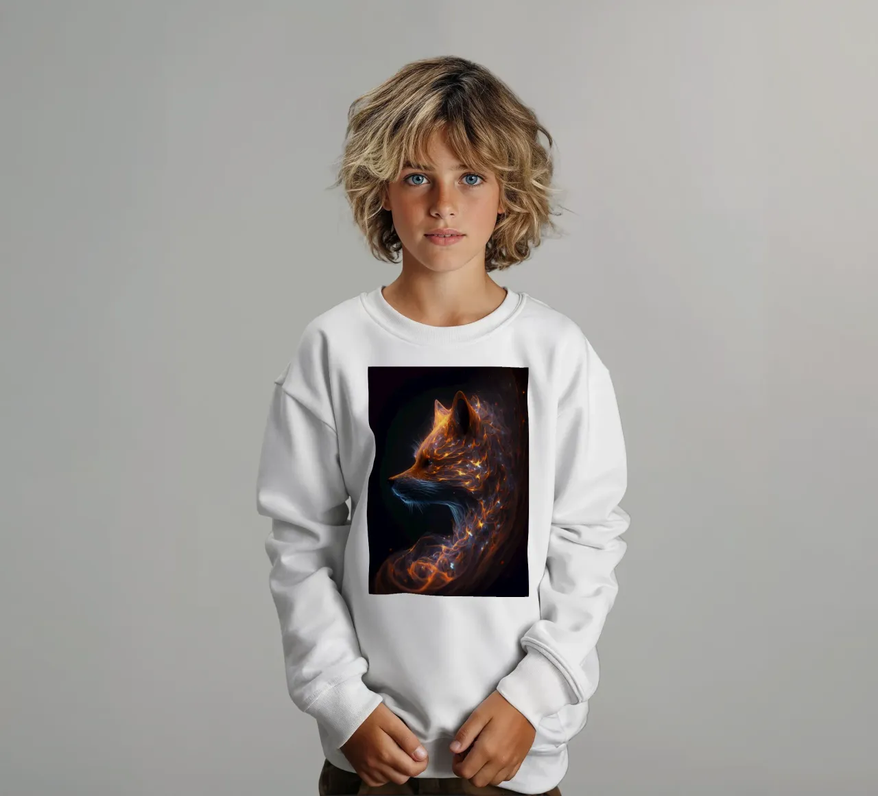 Volpe della Galassia felpa bambino da Lootprint