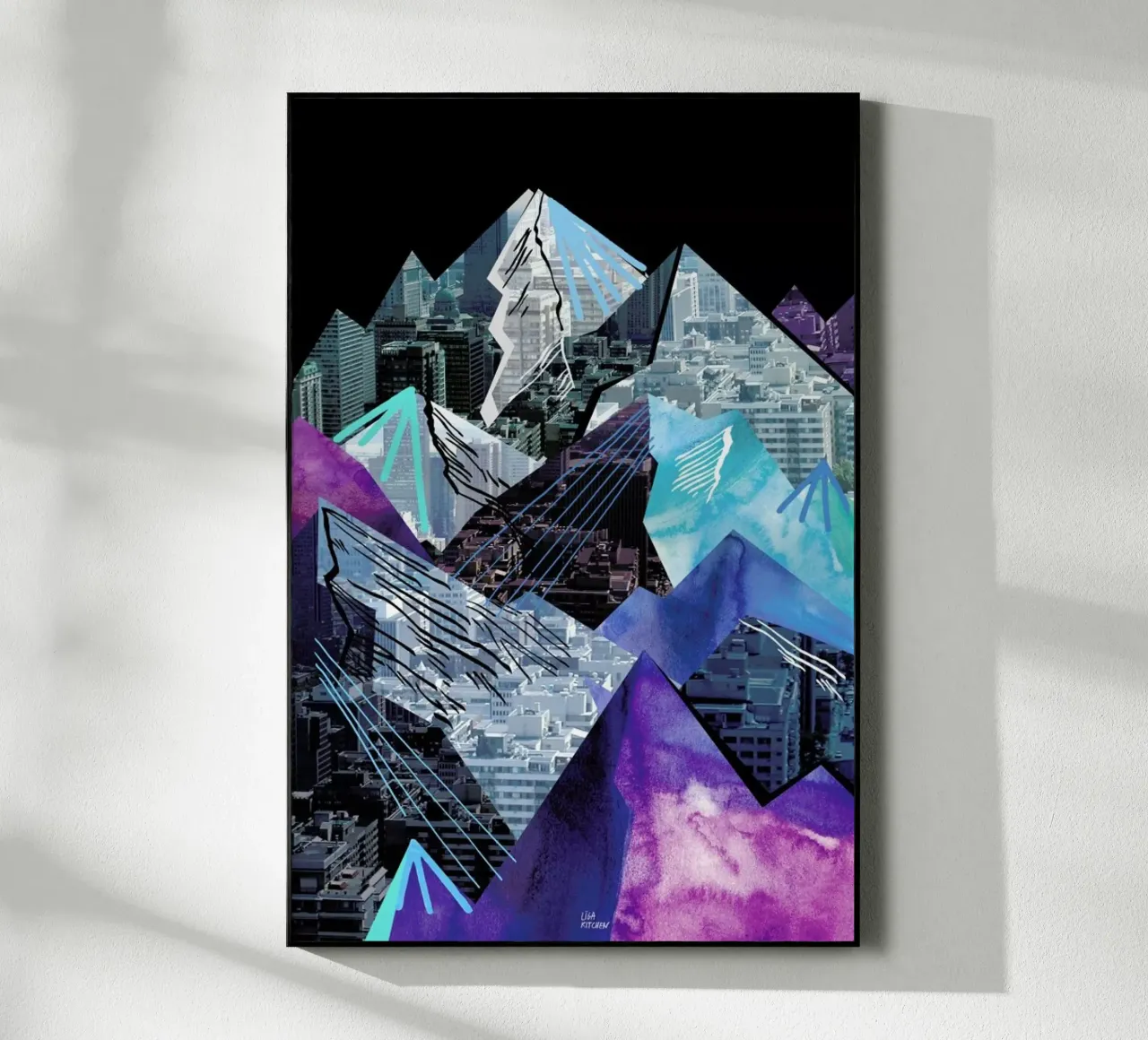 Lost Cities Mountains plexiglass da Liga Kitchen