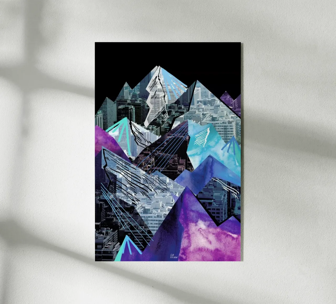 Lost Cities Mountains plexiglass da Liga Kitchen