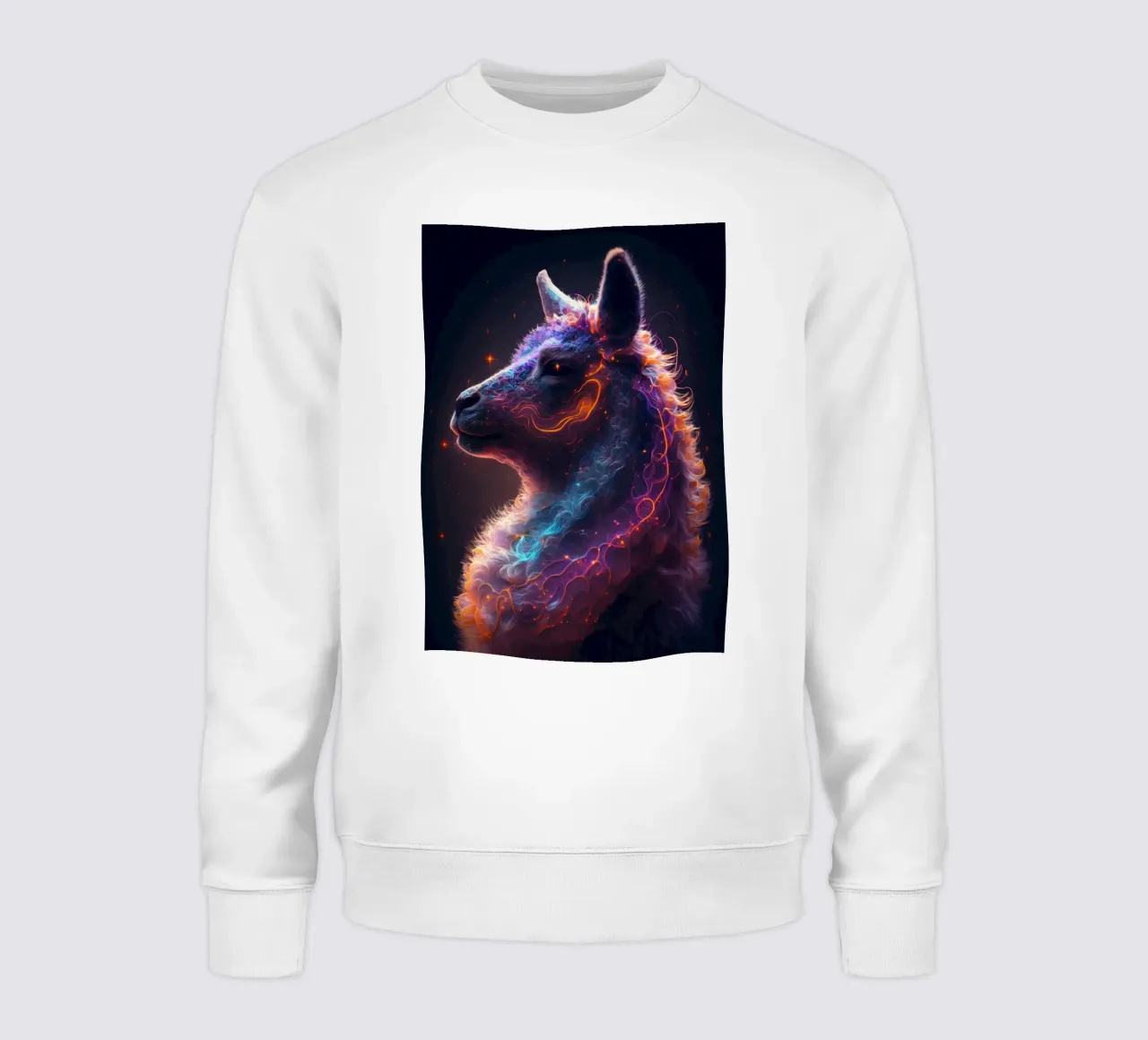 Galaxy Llama Alpaca felpa da Lootprint