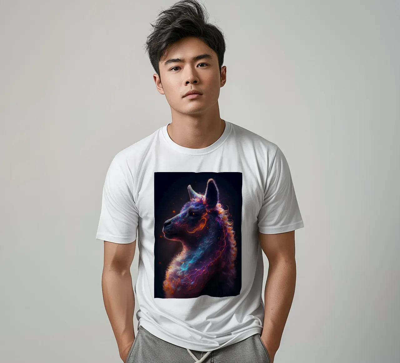 Galaxy Llama Alpaca t-shirt da Lootprint