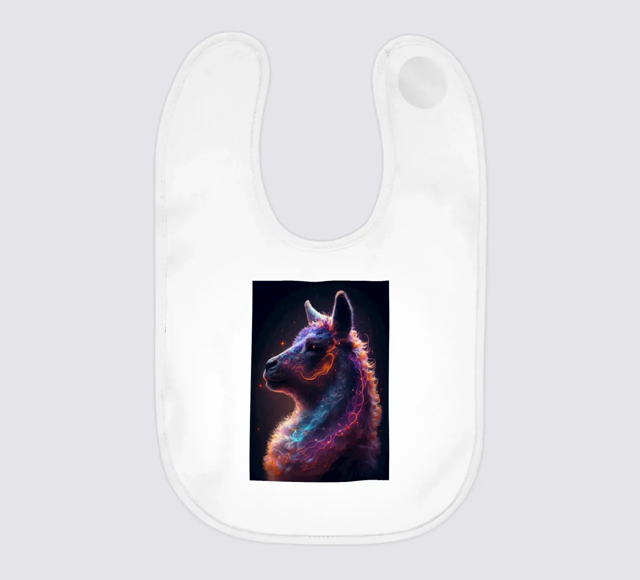 Galaxy Llama Alpaca bavaglino da Lootprint