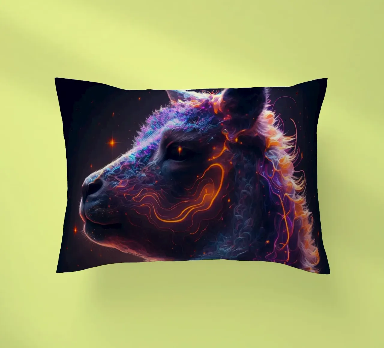 Galaxy Llama Alpaca cuscino da Lootprint