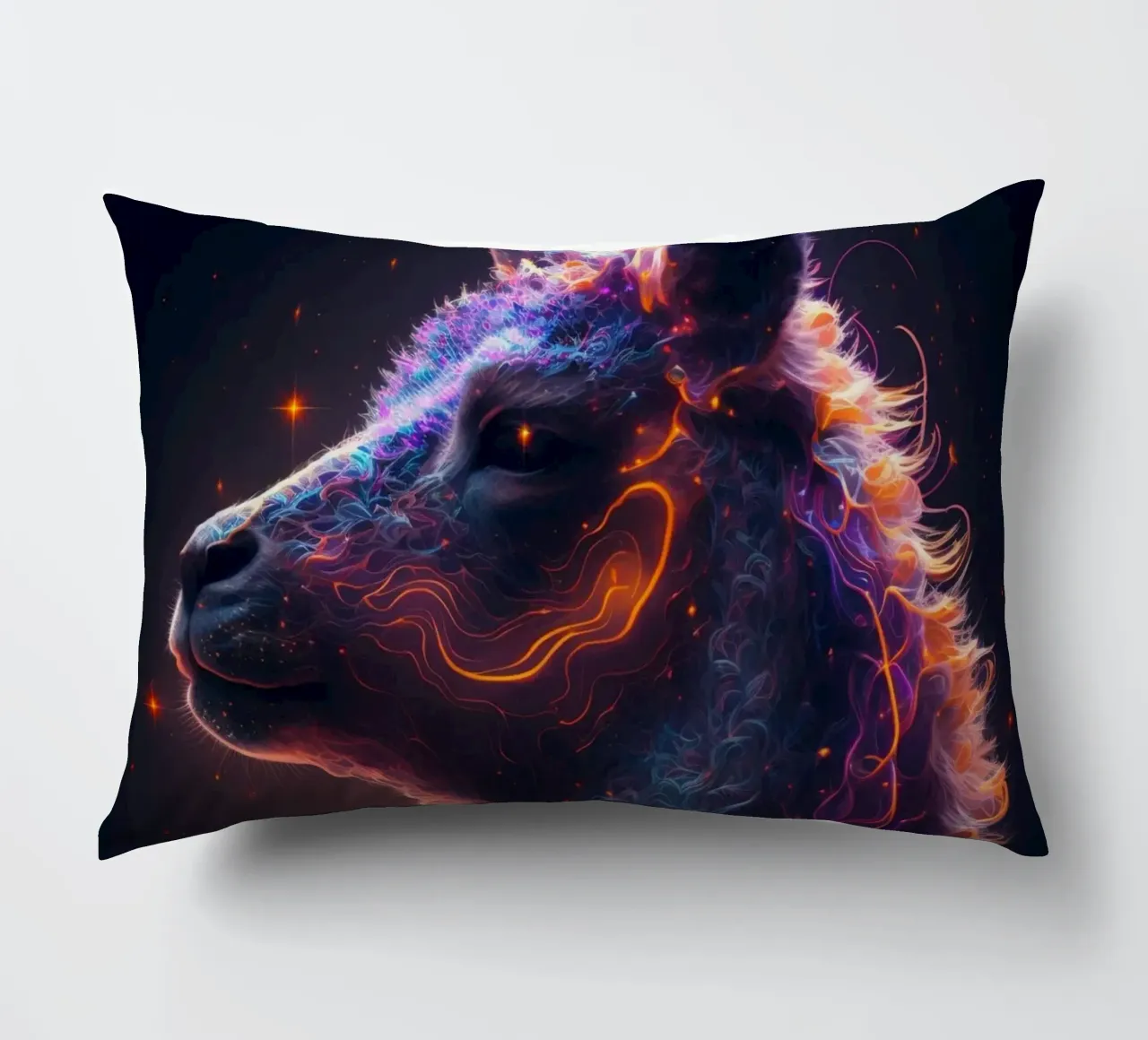 Galaxy Llama Alpaca cuscino da Lootprint