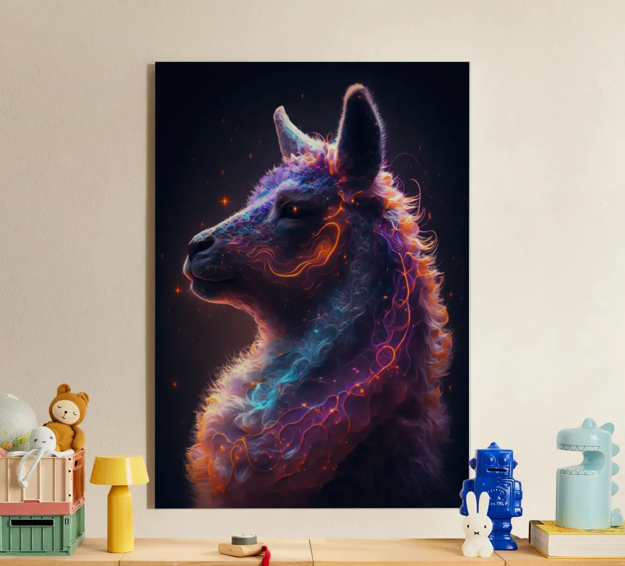 Galaxy Llama Alpaca plexiglass da Lootprint