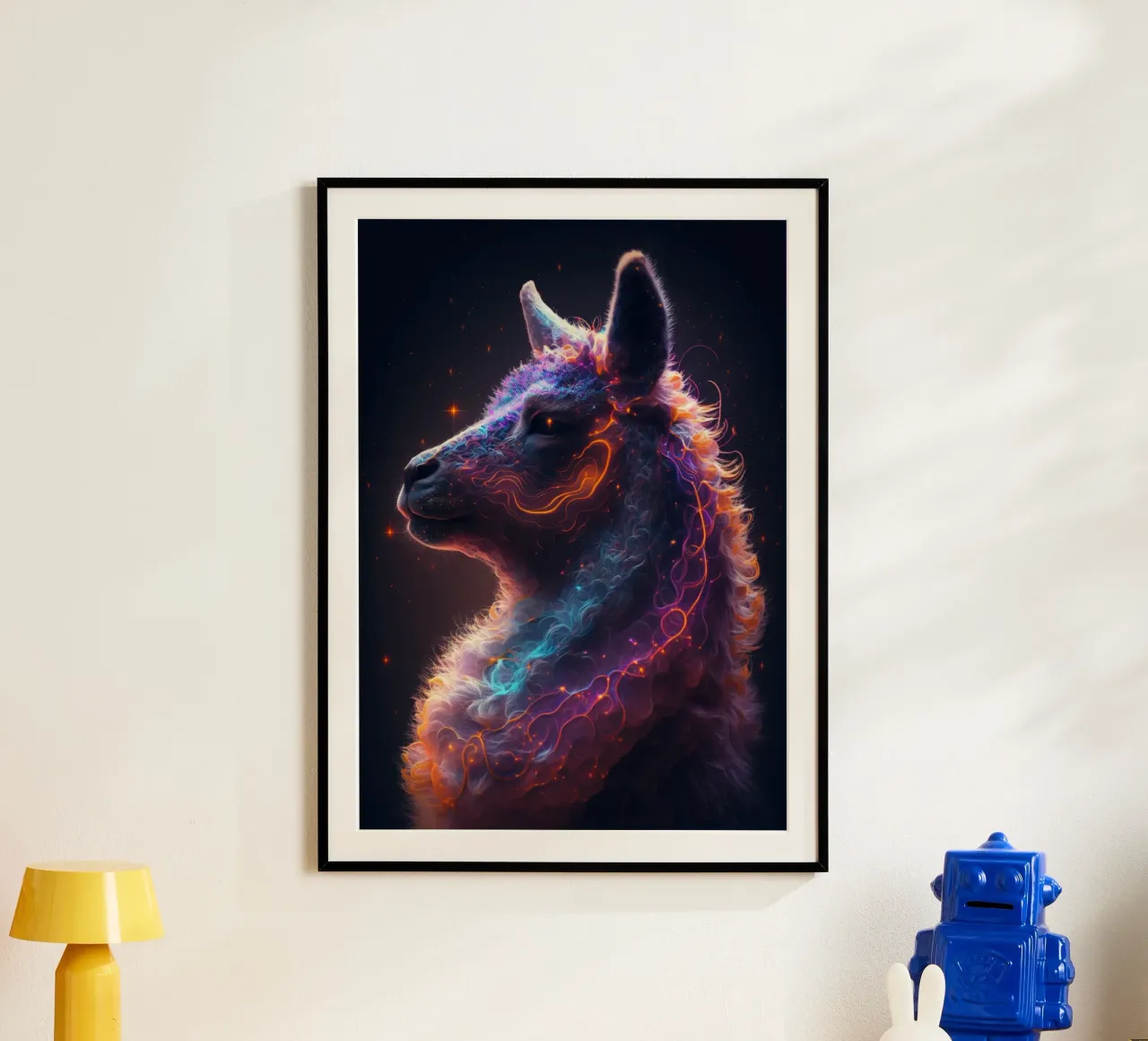 Galaxy Llama Alpaca carta hahnemühle da Lootprint