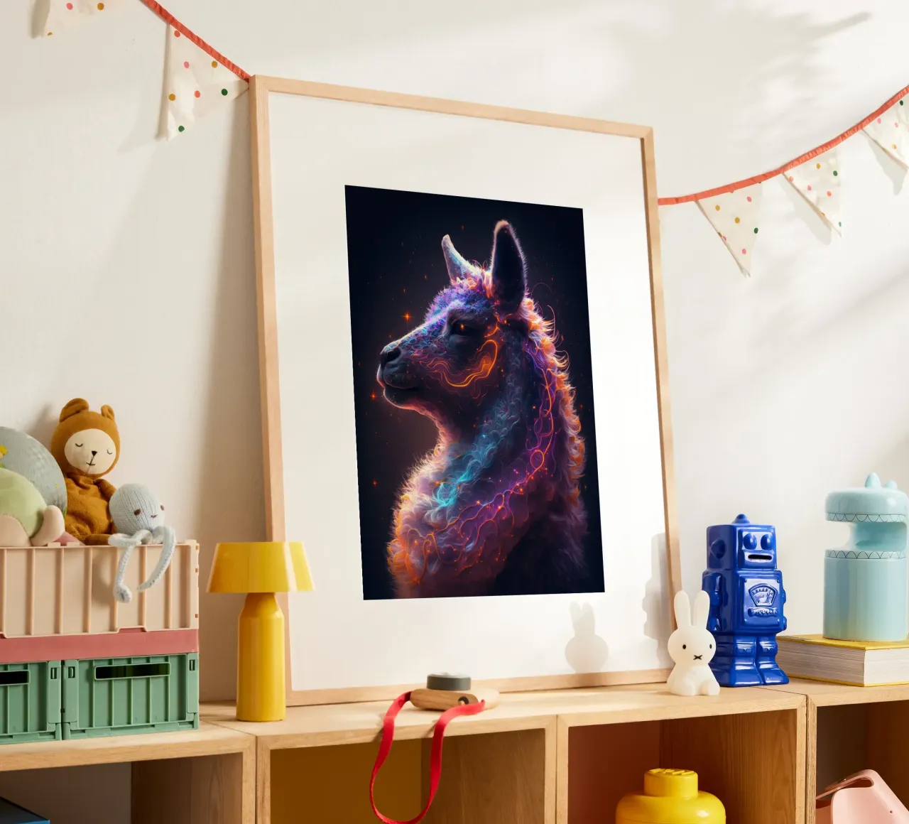 Galaxy Llama Alpaca carta hahnemühle da Lootprint
