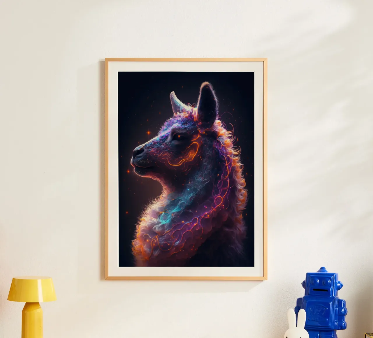 Galaxy Llama Alpaca carta hahnemühle da Lootprint