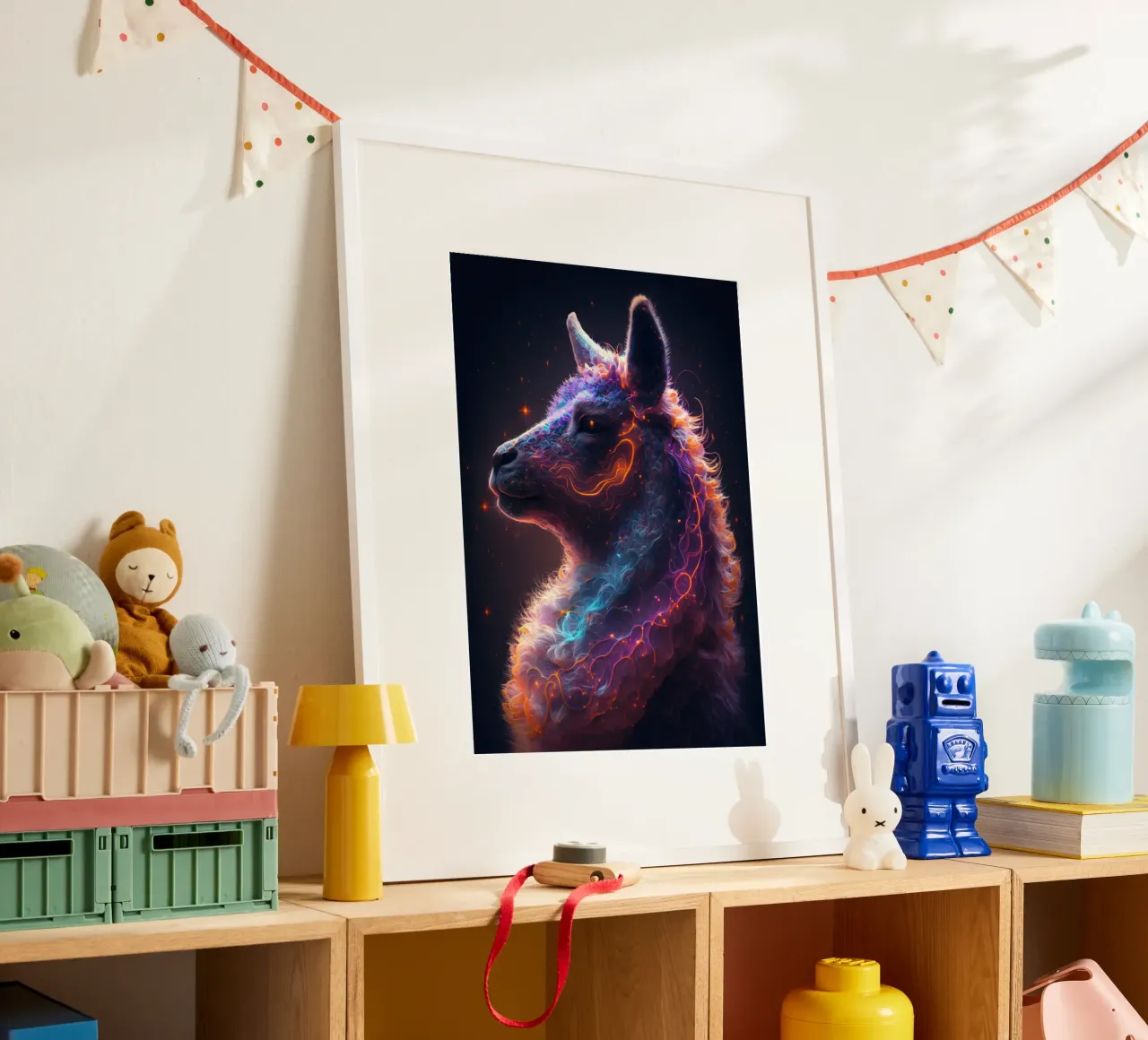 Galaxy Llama Alpaca carta hahnemühle da Lootprint