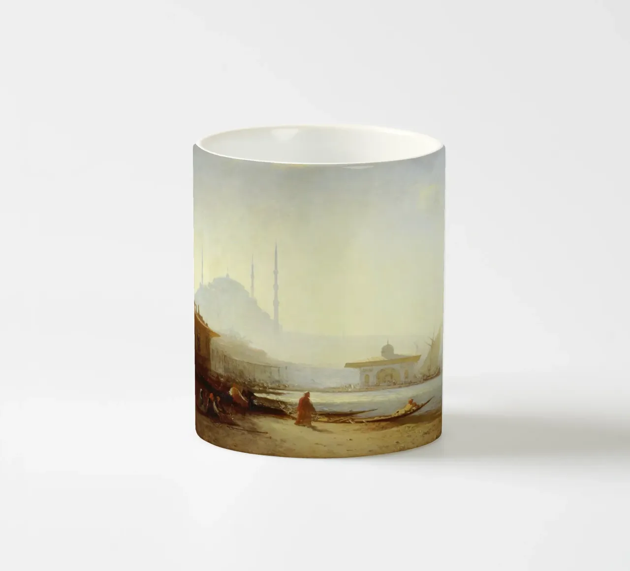 Felix Ziem - Blick auf Istanbul Keramik Tasse von ARTOTHEK
