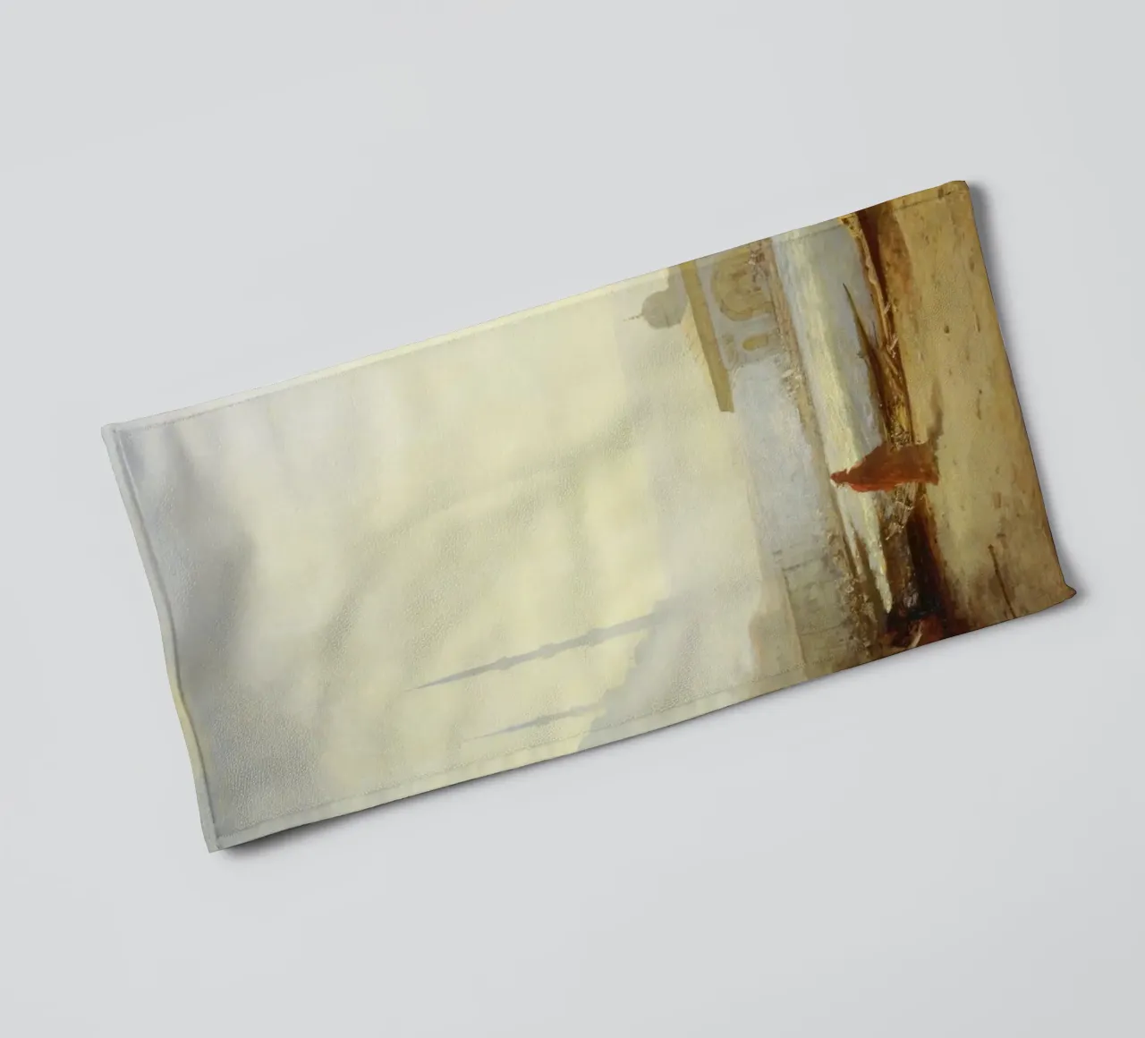Felix Ziem - View of Istanbul towel by ARTOTHEK