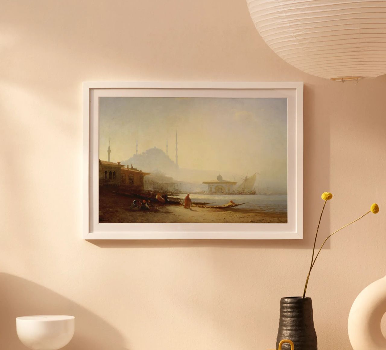 Felix Ziem - Blick auf Istanbul Poster von ARTOTHEK