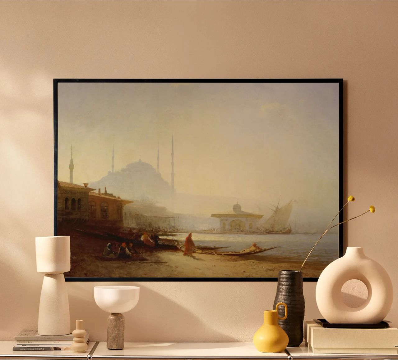 Felix Ziem - Blick auf Istanbul Poster von ARTOTHEK
