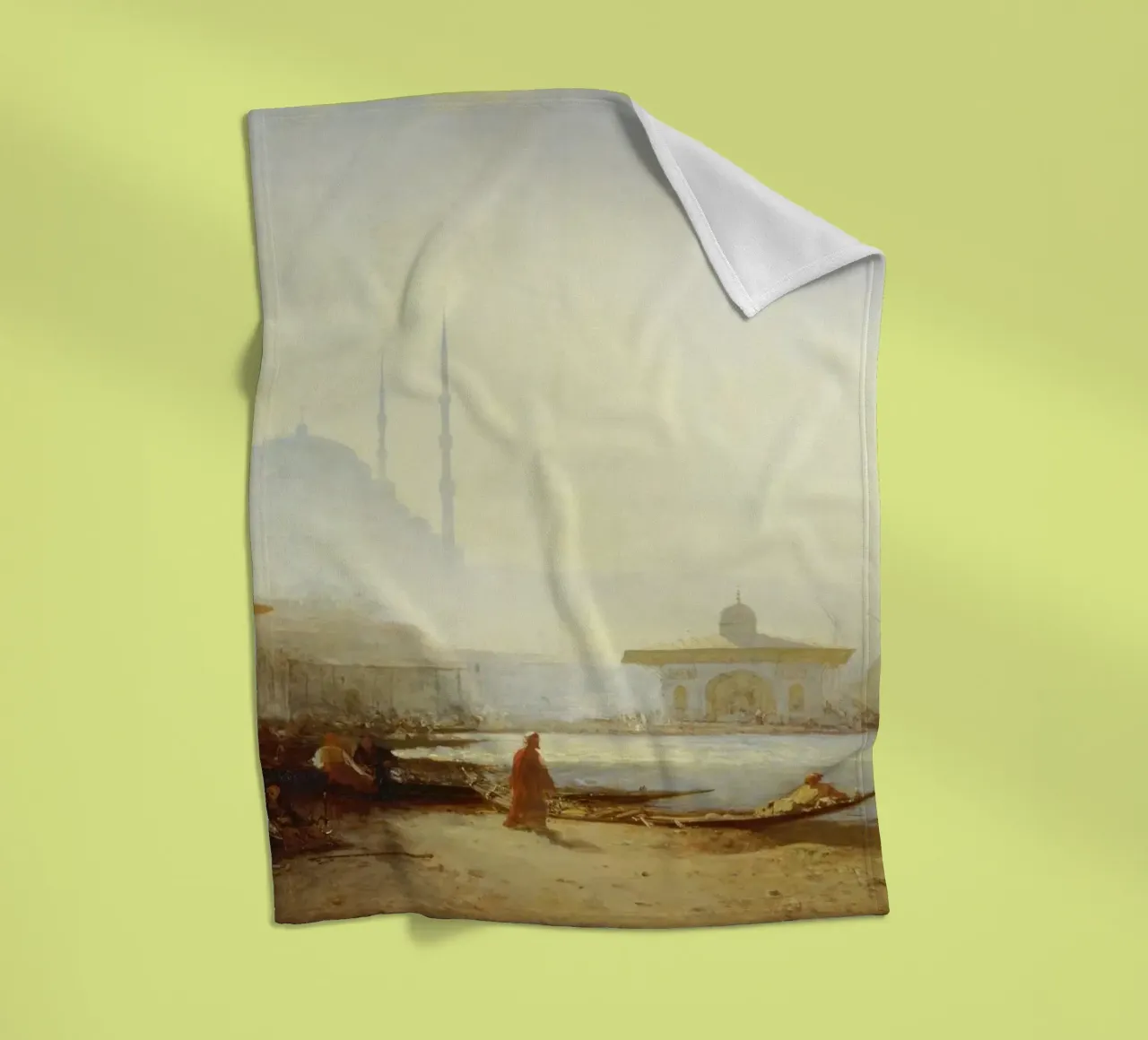 Felix Ziem - Vue d'Istanbul plaid polaire de ARTOTHEK