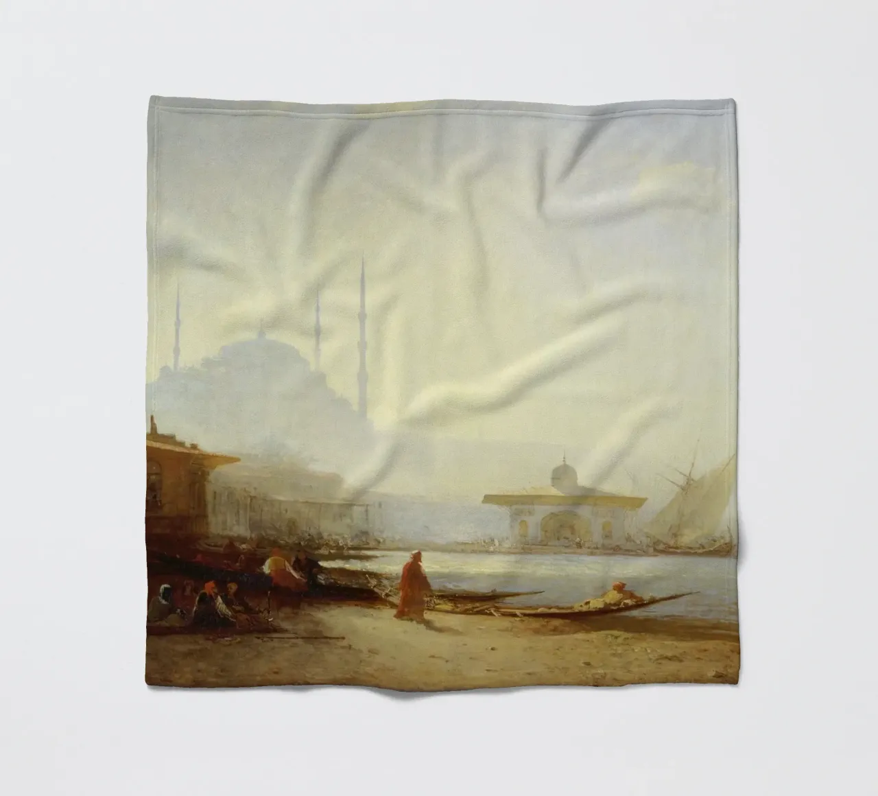 Felix Ziem - Vue d'Istanbul plaid polaire de ARTOTHEK