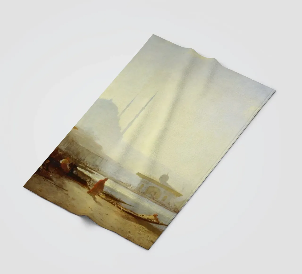 Felix Ziem - Vue d'Istanbul plaid polaire de ARTOTHEK