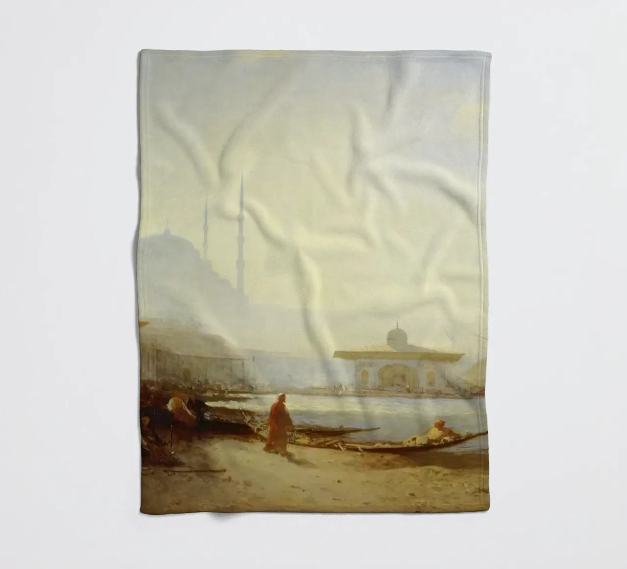Felix Ziem - Vue d'Istanbul plaid polaire de ARTOTHEK
