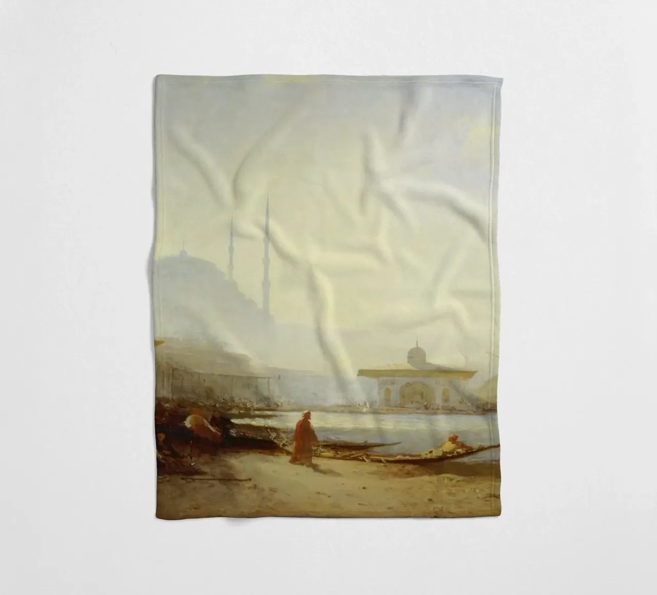 Felix Ziem - Vue d'Istanbul plaid polaire de ARTOTHEK