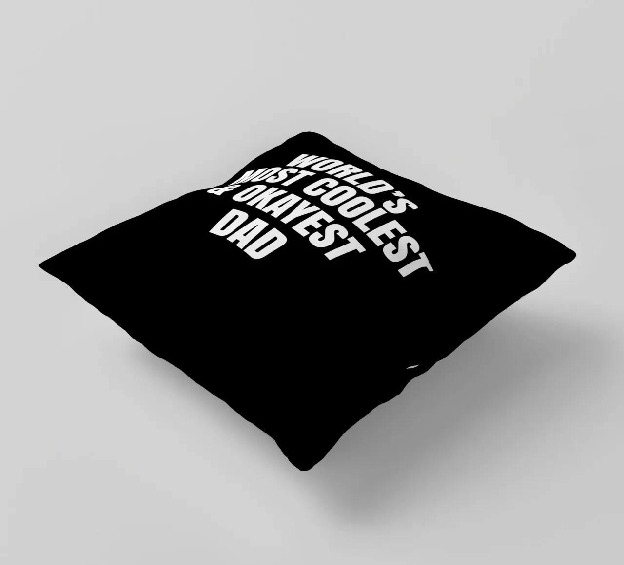 world's most coolest and okayest dad cuscino da happieeagle