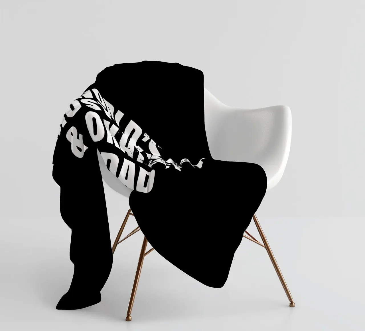 world's most coolest and okayest dad coperta in pile da happieeagle