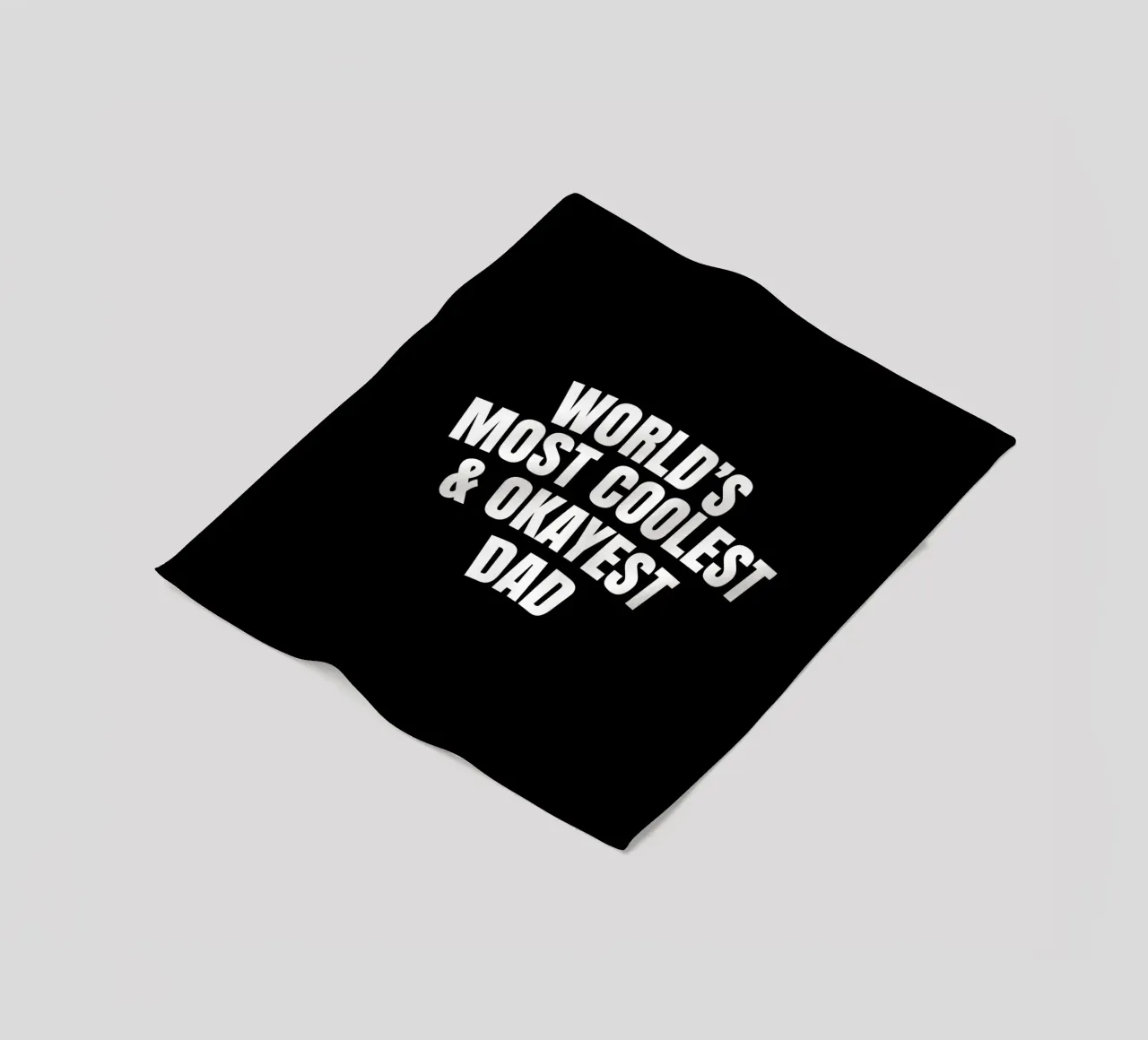 world's most coolest and okayest dad coperta in pile da happieeagle