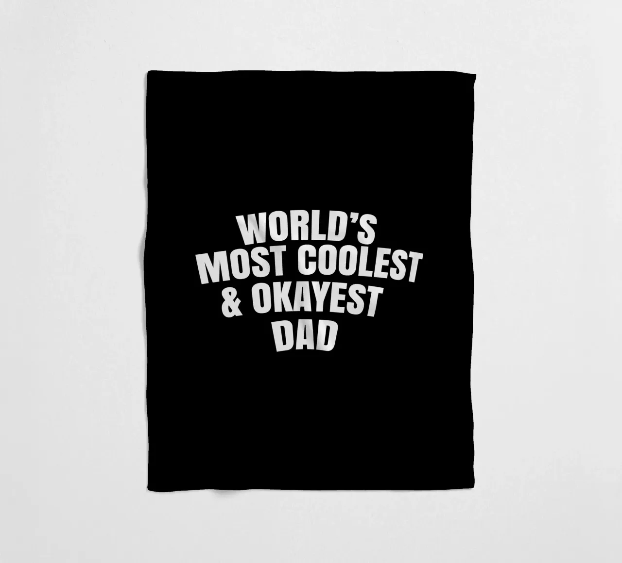 world's most coolest and okayest dad coperta in pile da happieeagle
