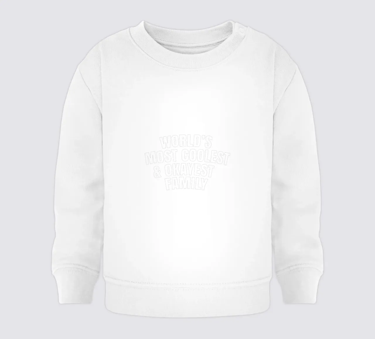 World's most coolest and okayest family sudadera de bebé de happieeagle