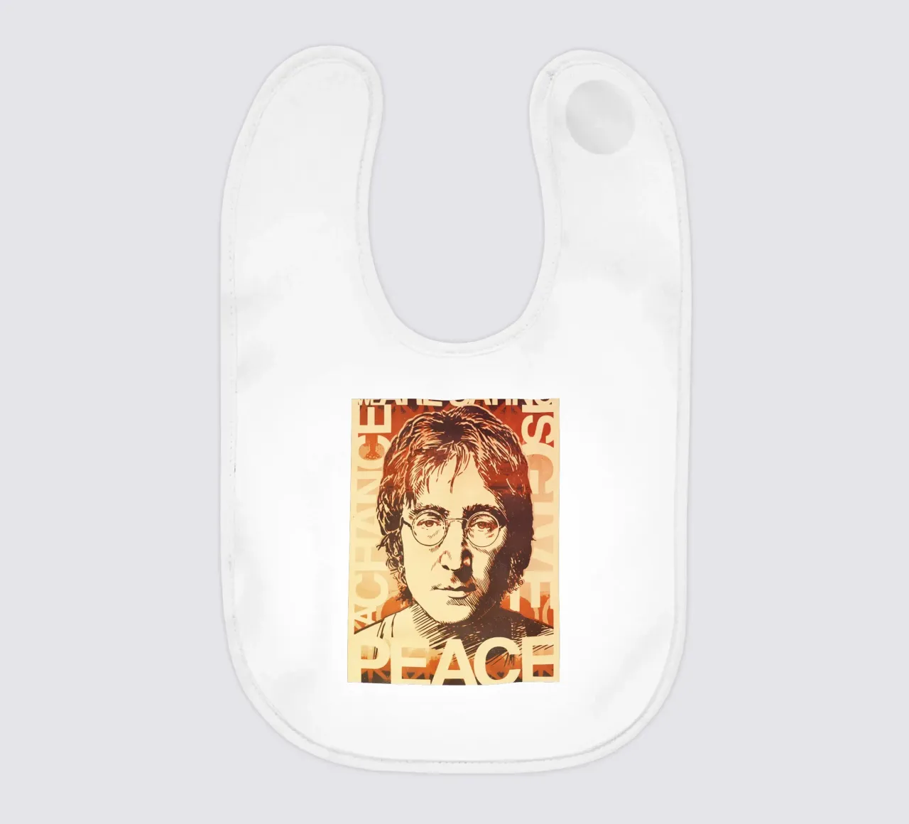 John Lennon 8 bavaglino da music soul