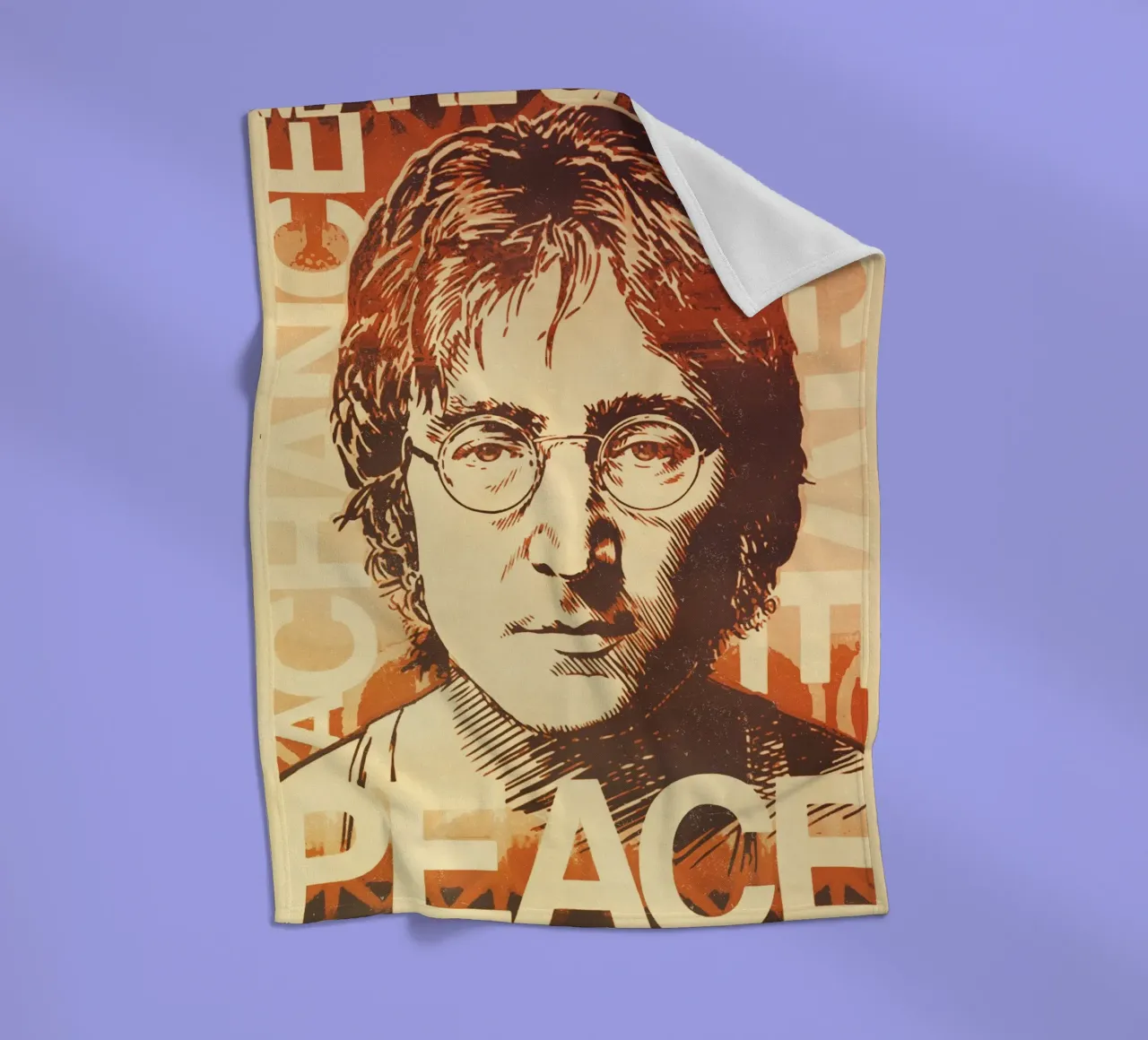 John Lennon 8 coperta in pile da music soul
