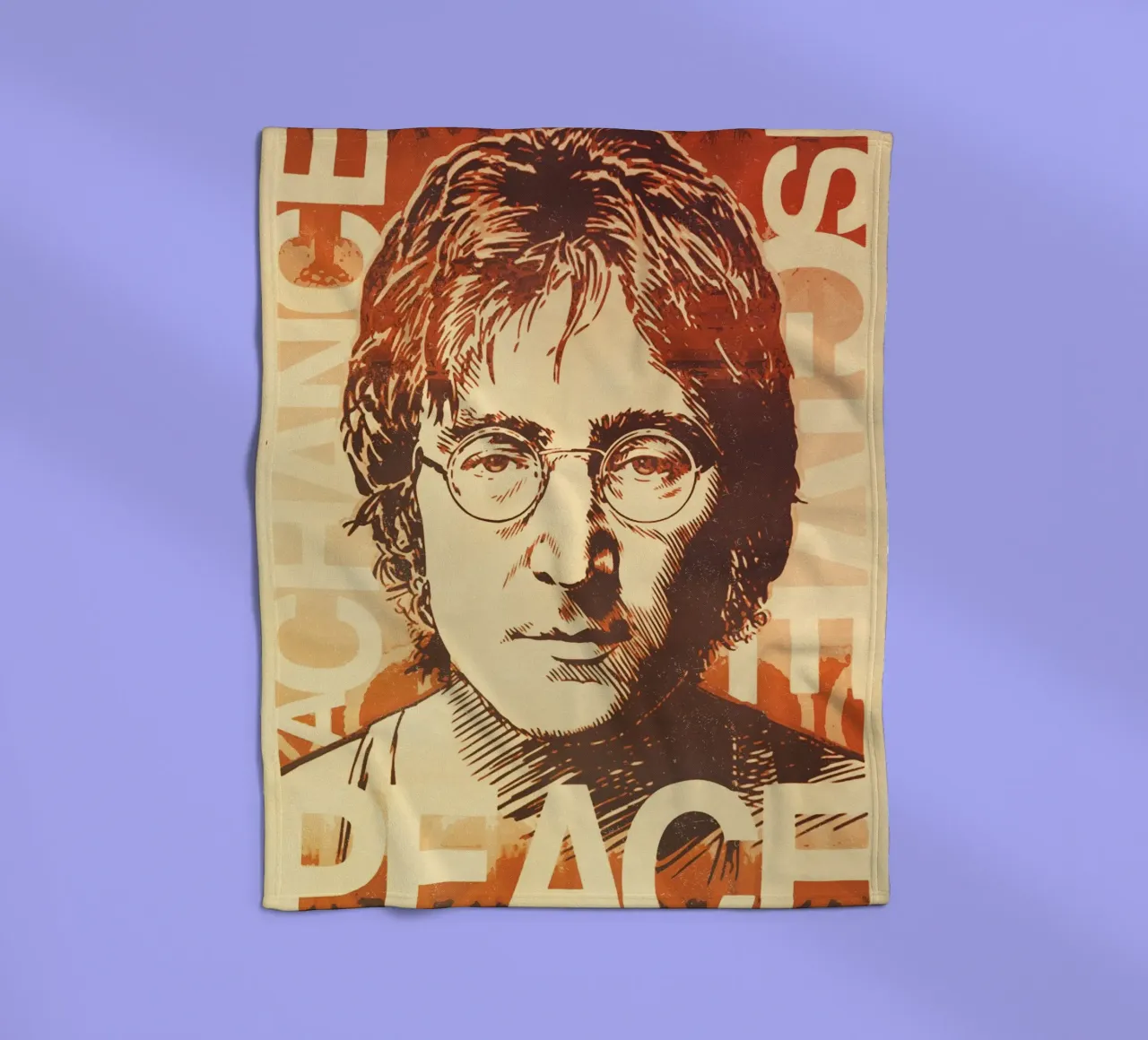 John Lennon 8 coperta in pile da music soul