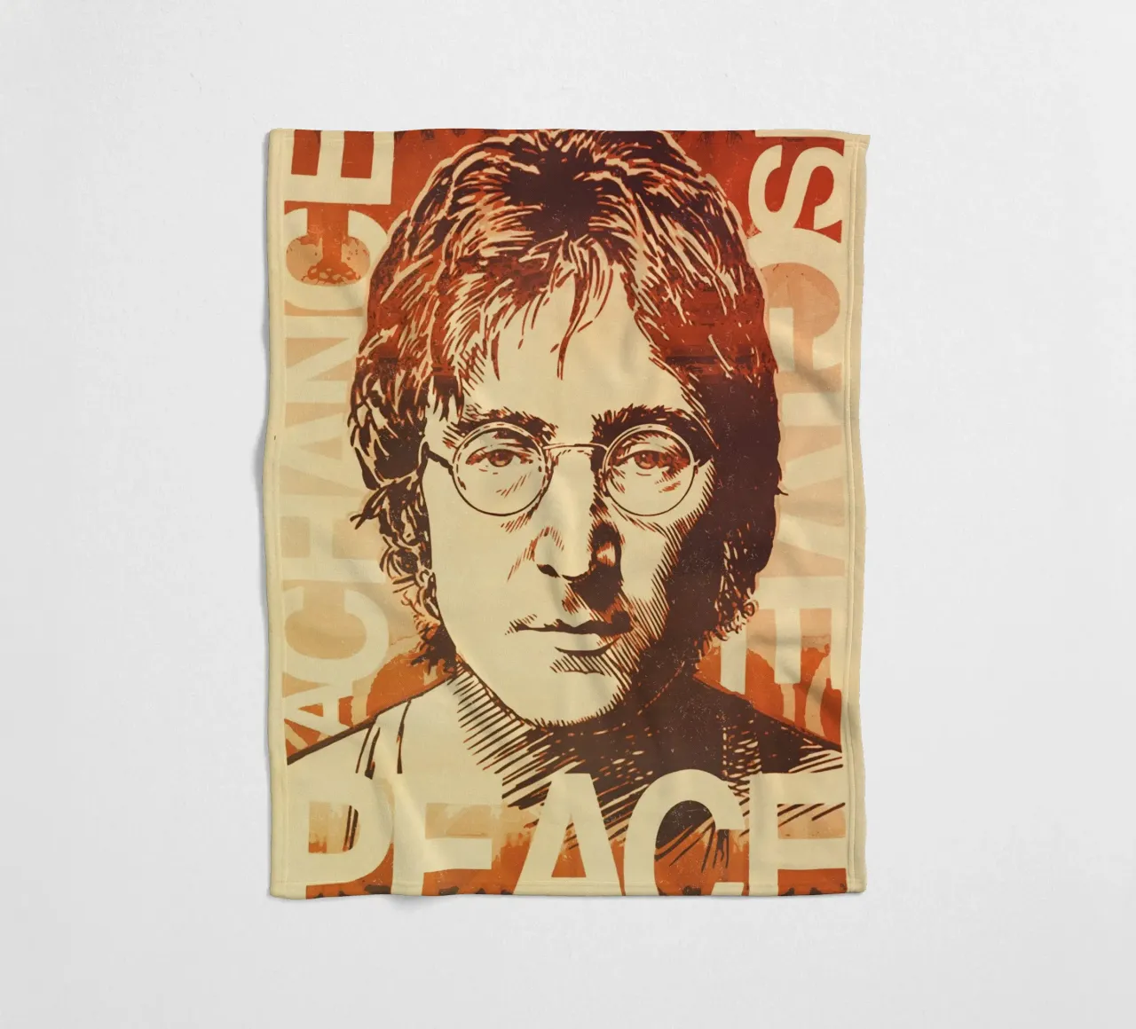 John Lennon 8 coperta in pile da music soul